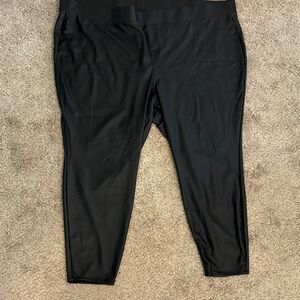 torrid Black Pull-On Leggings - faux leather